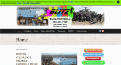 Desktop Screenshot of blitzpaintball.net